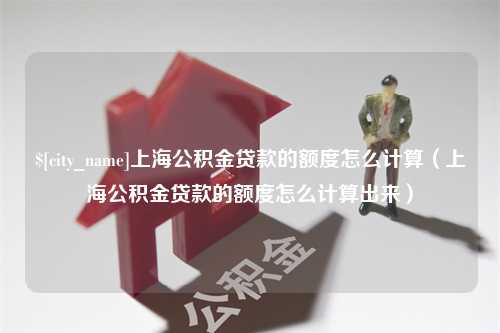 河源上海公积金贷款的额度怎么计算（上海公积金贷款的额度怎么计算出来）